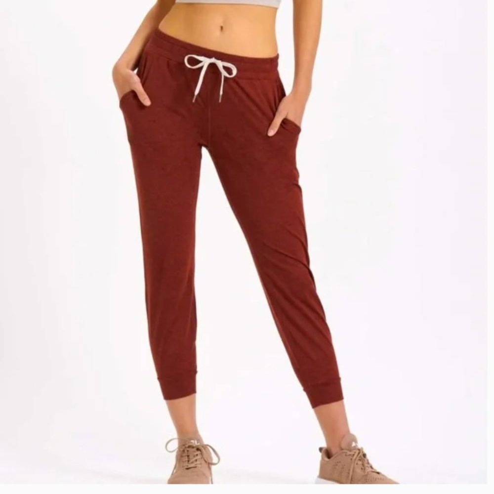 Vuori Women's Rust Red Jogger Track Pants